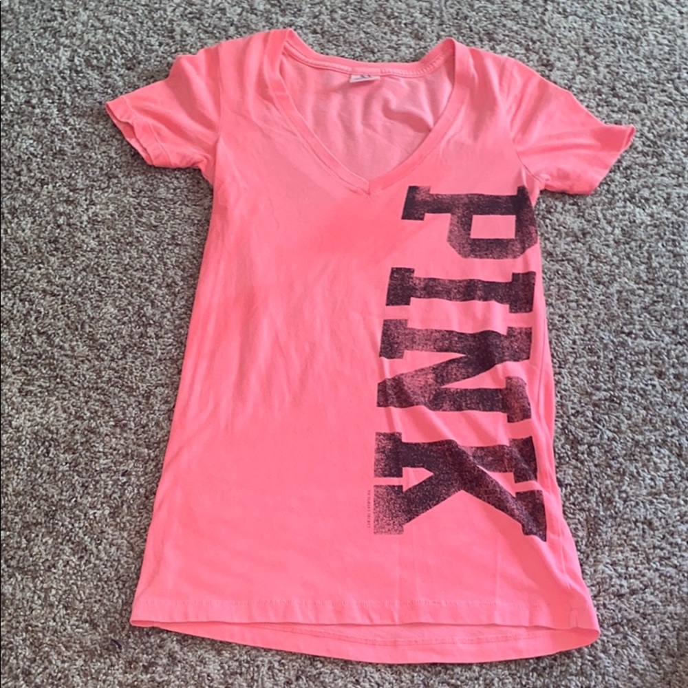 Neon pink Pink t shirt